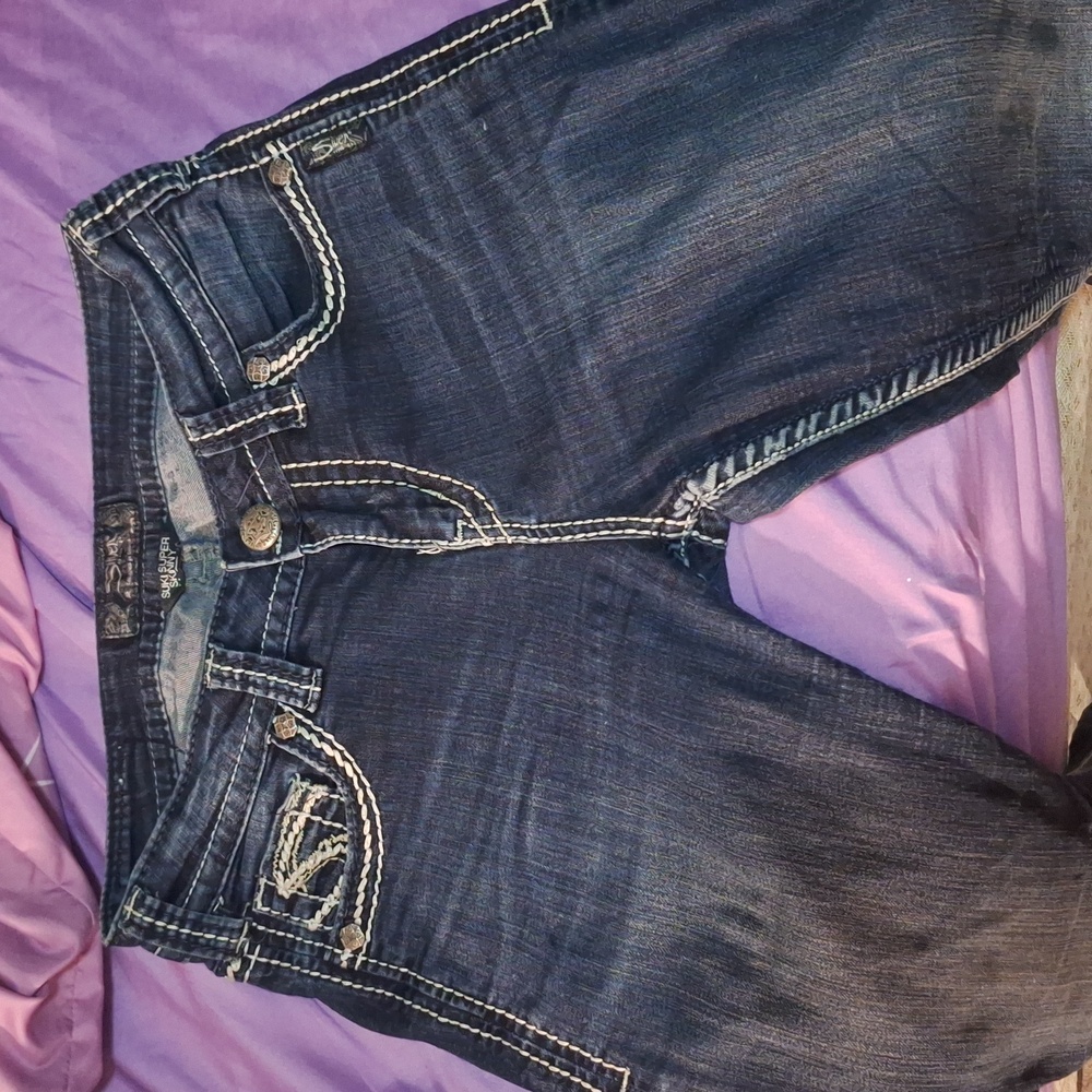 Silver suki jeggins